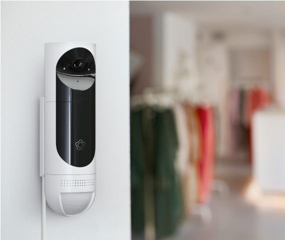 Smart Continuous Video Recording for Business Innbruddstyv stanses av innbruddsalarm