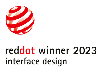 Red Dot Winner 2023 - Interface Design